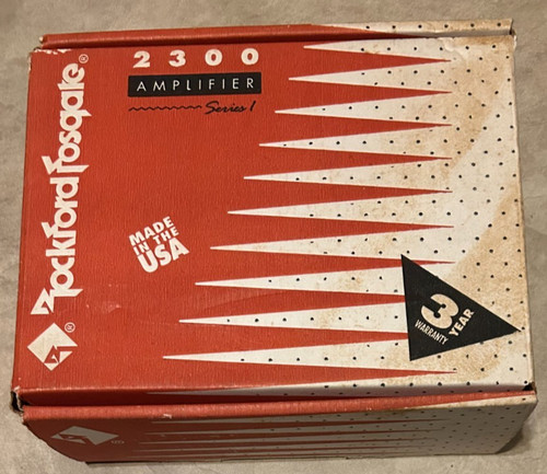 Vintage rockford fosgate - rockford, 2300