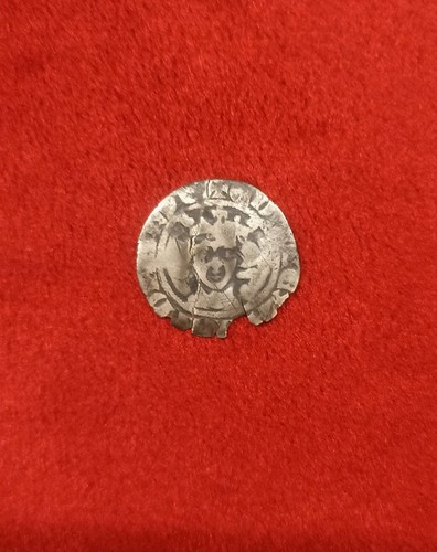 Edward hammered silver - silver, penny