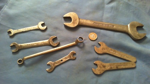 Vintage spanners british - vintage, job