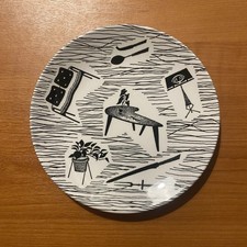 Homemaker Pottery Plate 17.5cm Diameter, Imperfection/Chip, Mid-Century Modern 