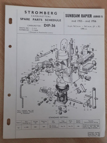 Sunbeam rapier 1955 - 1955-56,