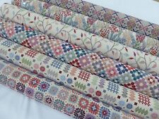 FULL COLOUR TAPESTRY FABRIC in 10 designs Upholstery Curtains Cushions Crafts