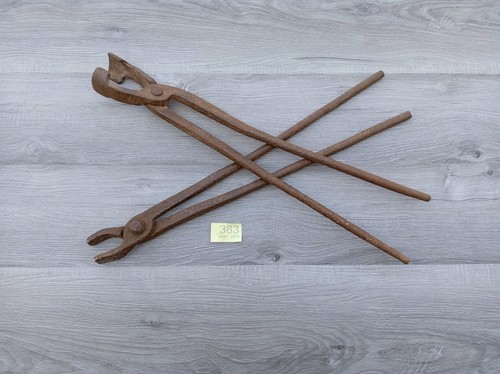 Blacksmithing forge tongs - forge,