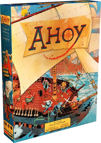 Ahoy board game - board, a