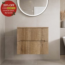 600mm Bathroom Vanity Unit Oak