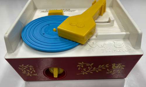 Fisher price music box record - box,