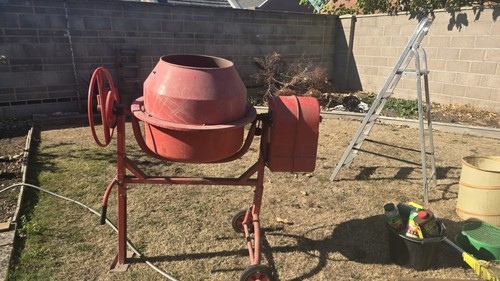 Cement mixer - cement,