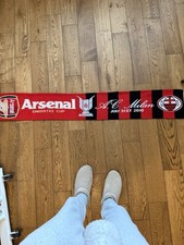 Arsenal Football Club Emirates Cup 2010 Scarf Made In Uk