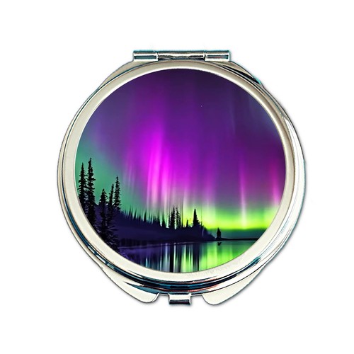 Northern lights pocket mirror - northern,