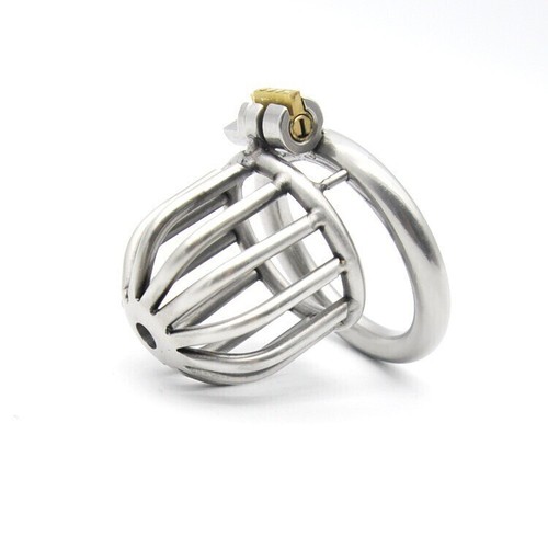 Stainless steel male chastity - stainless,