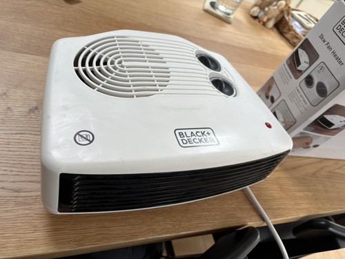 Black decker fan heater 3kw - fan, |