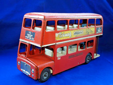 TRI-ANG LINES BROTHERS 1960-63 LARGE PRESSED STEEL ROUTEMASTER DOUBLE DECKER BUS