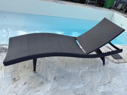 Commercial sun lounger - commercial, rattan