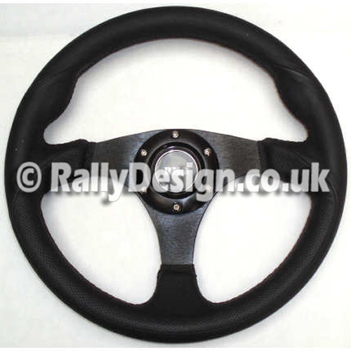 Steering wheel 320mm black - steering,
