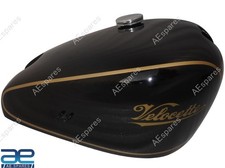 PETROL FUEL TANK BLACK PAINTED FOR VELOCETTE 350CC KTS KSS MARK 1