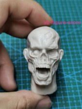 1:6 Head Sculpt Prison Zombies Carved Fit 12inch Male Action Figure Body Toys