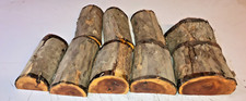 HALF LOGS 9PCS LOT 343A YEW WOODTURNING TIMBER BLANK