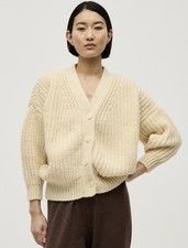 Babaa Cardigan no19 natural 100% Wool Spain One Size (bal)