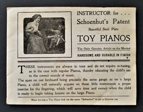 Antique schoenhut catalog - antique,