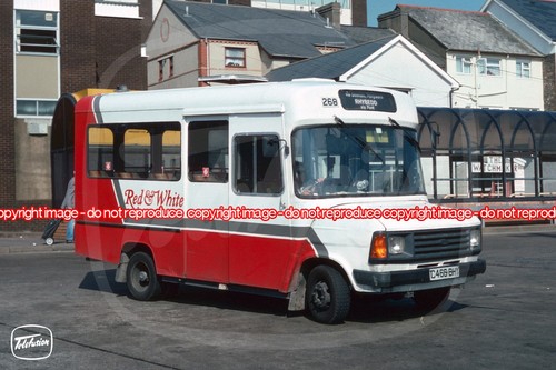 Bus photo red white - -, 268