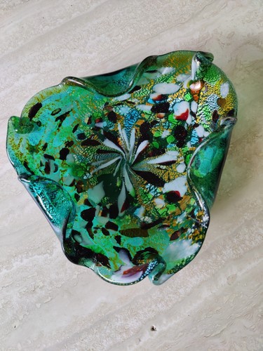 Vtg murano tutti frutti - vtg, 8"