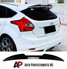 Ford Focus 'ST Style' Look RS MK3 MK3.5 Gloss Black Rear Boot Roof Spoiler Wing+