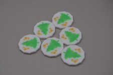 🎄 6x Christmas Tree £1 Trolley Tokens – Festive Shopping Made Easy! 🎅