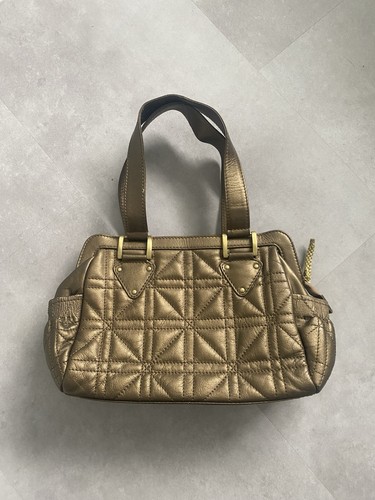 Vintage oriano gold - gold, leather