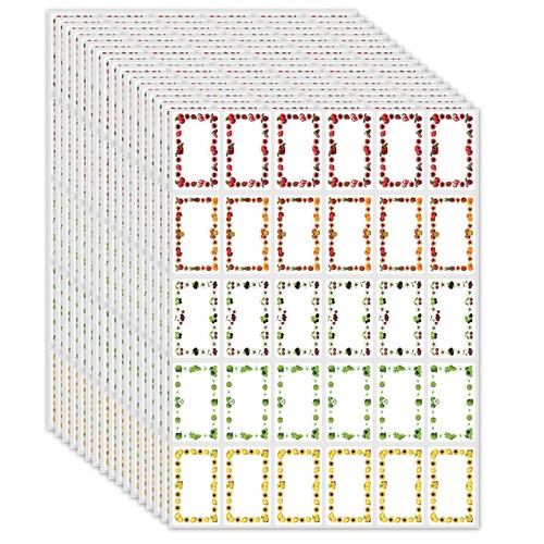 Decorative jam jar labels self - decorative,