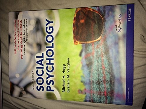 Social psychology vaughan - social,