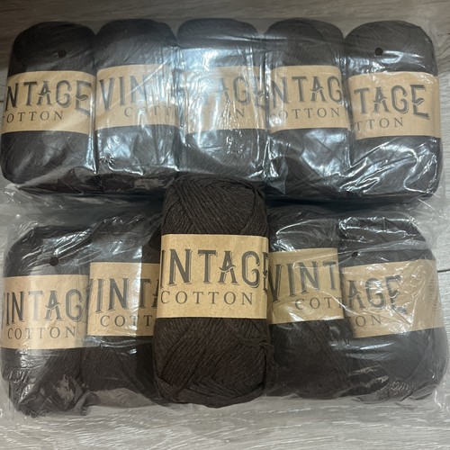 Brown vintage cotton - cotton, ’