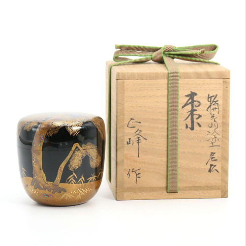 Japanese lacquer wooden tea - wooden,