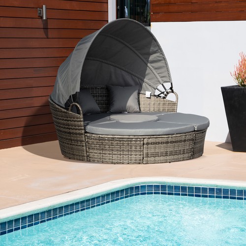 Piece rattan garden - 4, daybed