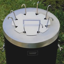 Tandoor Lid with Handle And Skewer slots | Tandoori oven lid | Lid Only