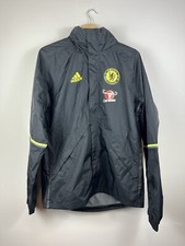 Chelsea Adidas Black Jacket | Waterproof Anorak | Men’s Medium | 2015/16