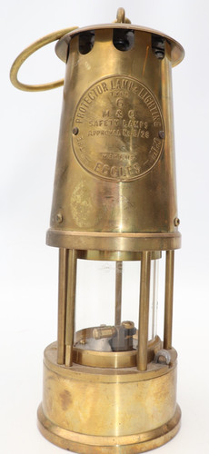 Eccles miners lamp - eccles,