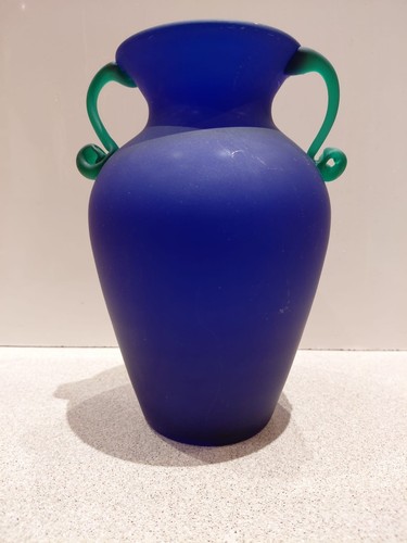 Vintage cobalt blue glass - cobalt,