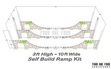Skate Ramp Halfpipe -  SIDE