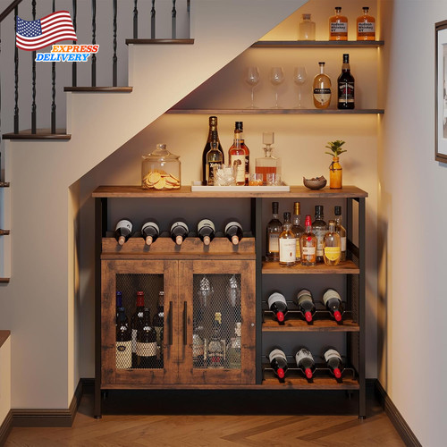 Wine bar rack cabinet - wine,