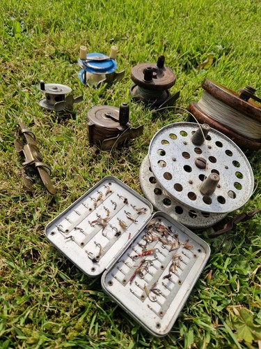 Vintage fly fishing - reels, &