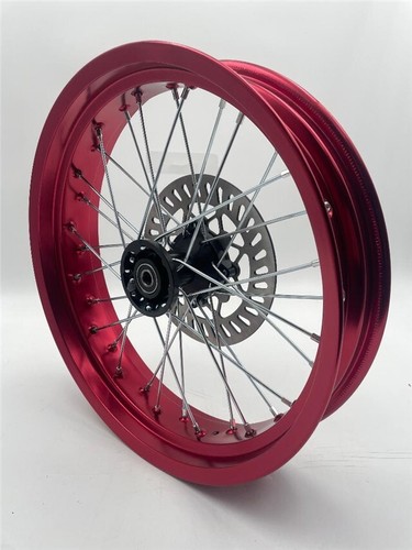 Pit bike red wide - wide, alloy
