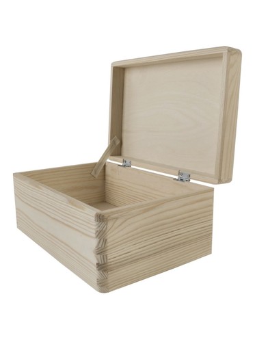 Large plain wooden - plain, box