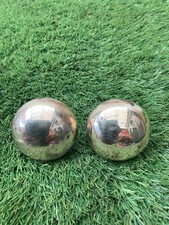 Pair Of Vintage Brass Rim Lock Door Knobs/Handles B718