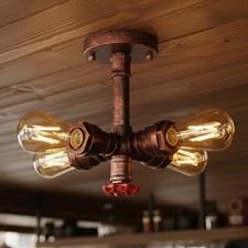 Industrial Pipe Ceiling Light