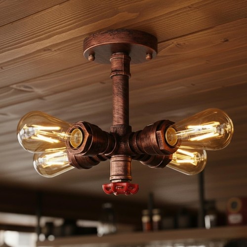 Vintage steampunk pipe ceiling - vintage,