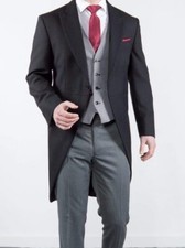 MENS & BOYS BLACK HERRINGBONE