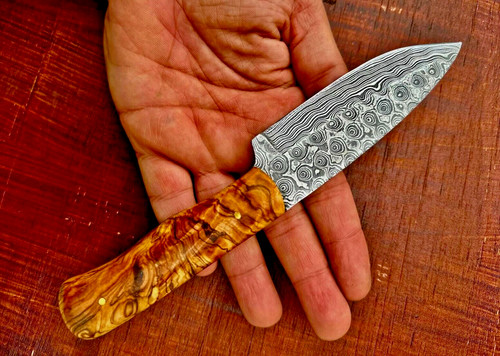 Custom made damascus hunting - custom,