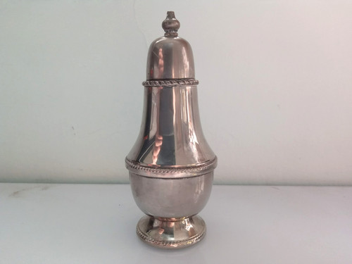 Vintage silver plated salt - vintage,
