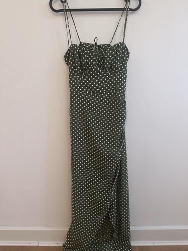 Zara khaki ecru - ecru, dot