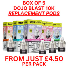 Dojo Blast 10k Refills | Replacement Prefilled Pods | Box Of 5